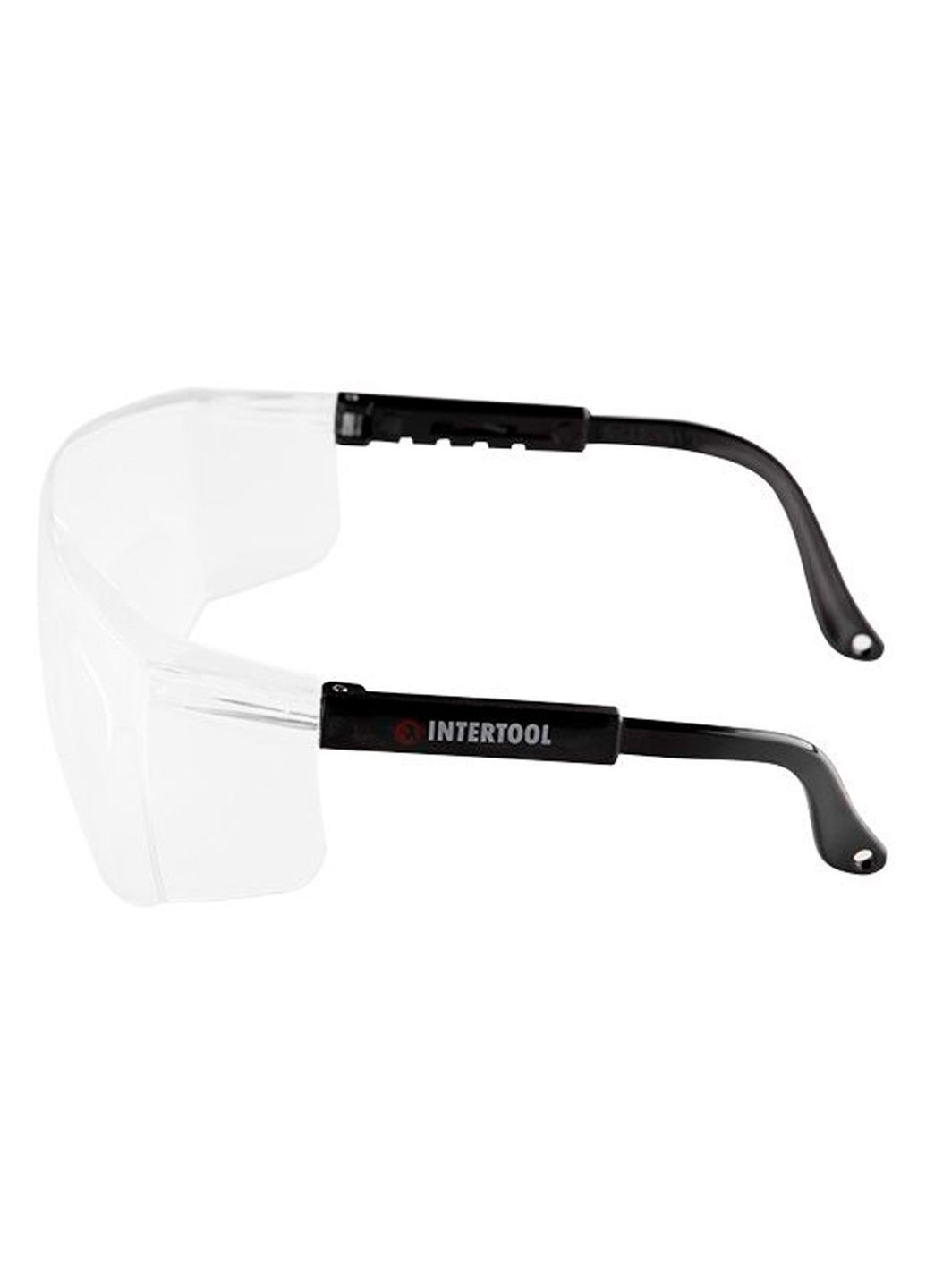 Очки защитные регулируемые ушки поликарбонат прозрачные (SP-0098) Intertool (365252922)