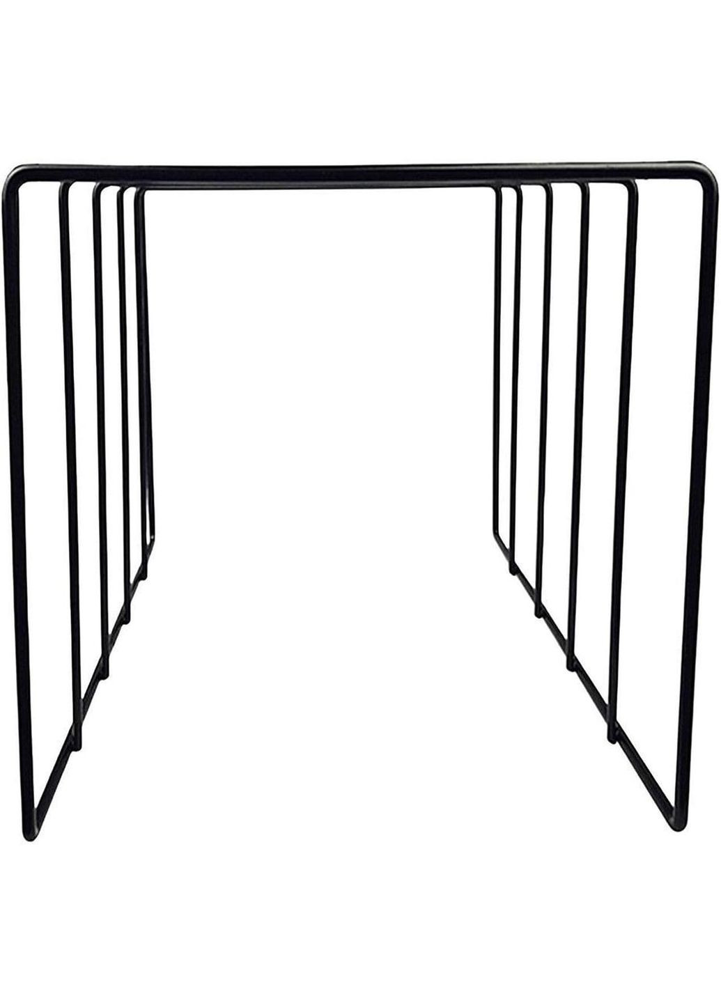 Стеллаж подставка для хранения виниловых пластинок 30х18х22 см. Black No Brand (366303992)