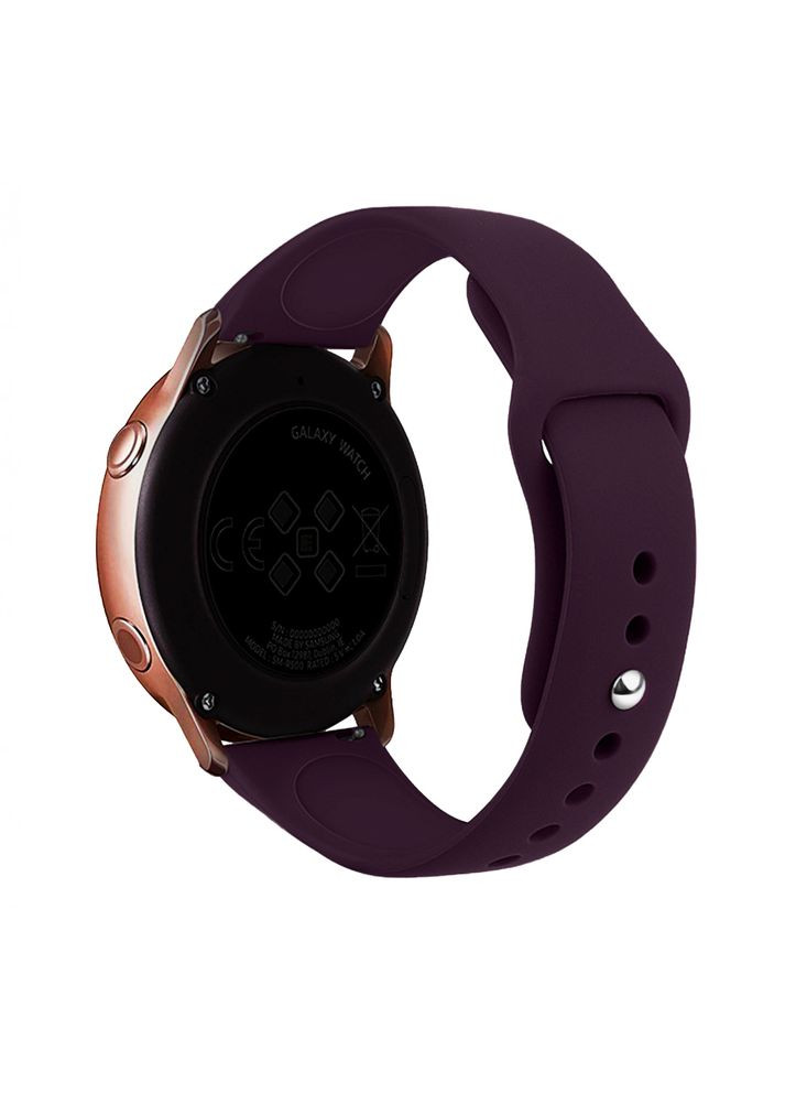 Ремінець Silicone 20 mm Watch Active / Galaxy S4 42 mm / Gear S2 / Xiaomi Amazfit Purple Smart Watch (297455369)