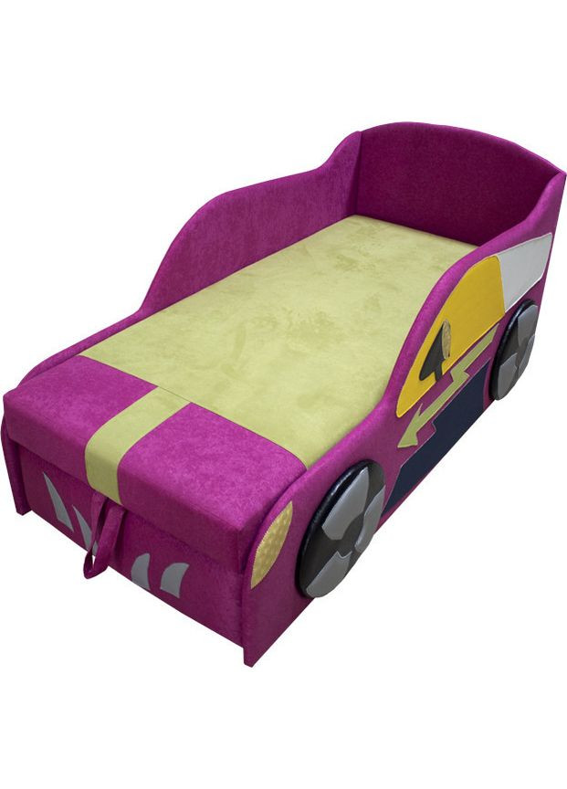 Диван ліжко машинка з ящиком Автівочка ТМ No Brand (322500381)