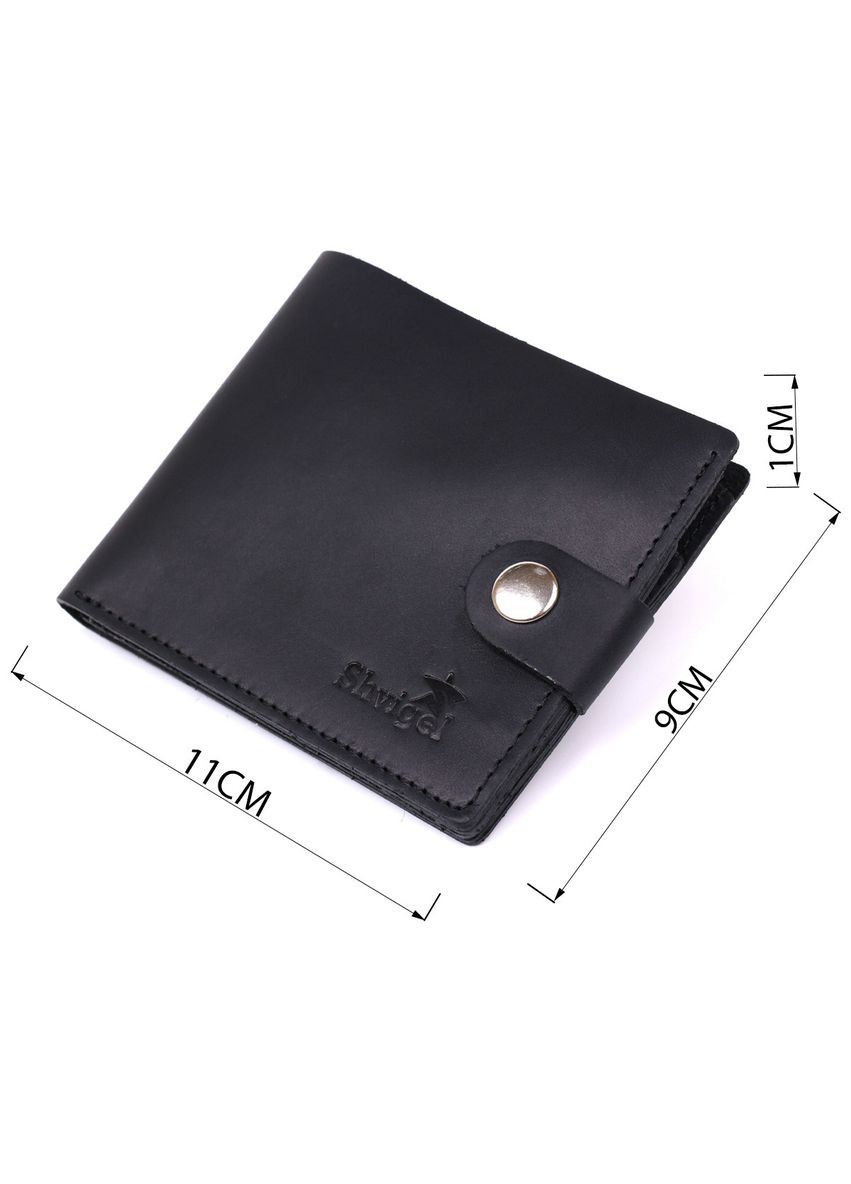 Кожаный мужской бумажник 16432 Shvigel (329147503)