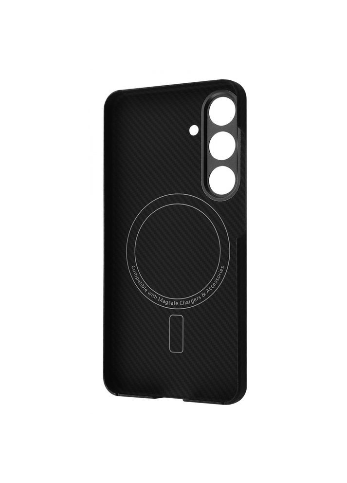 Чехол Premium Carbon Slim with Magnetic Ring black Wave Samsung Galaxy S24 (322245530)