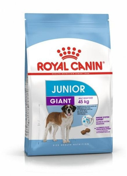 Сухой корм Giant Junior для щенков гигантских пород от 8 месяцев 15 кг (3182550707077) Royal Canin (279572750)