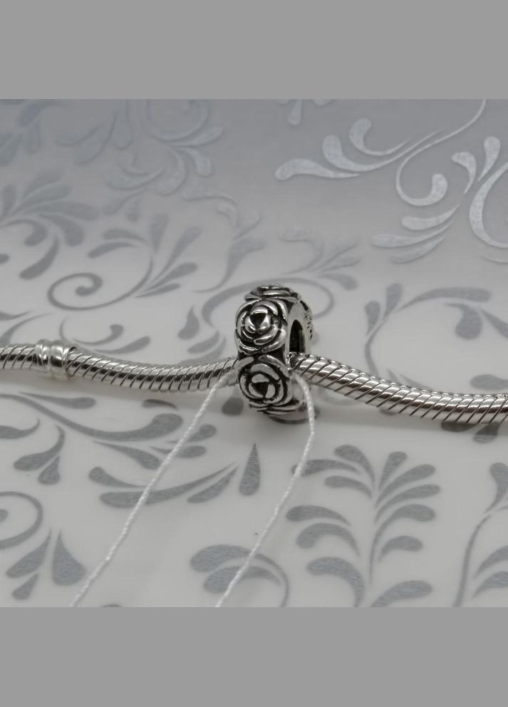 Серебряный шарм "Розы" No Brand (350667474)