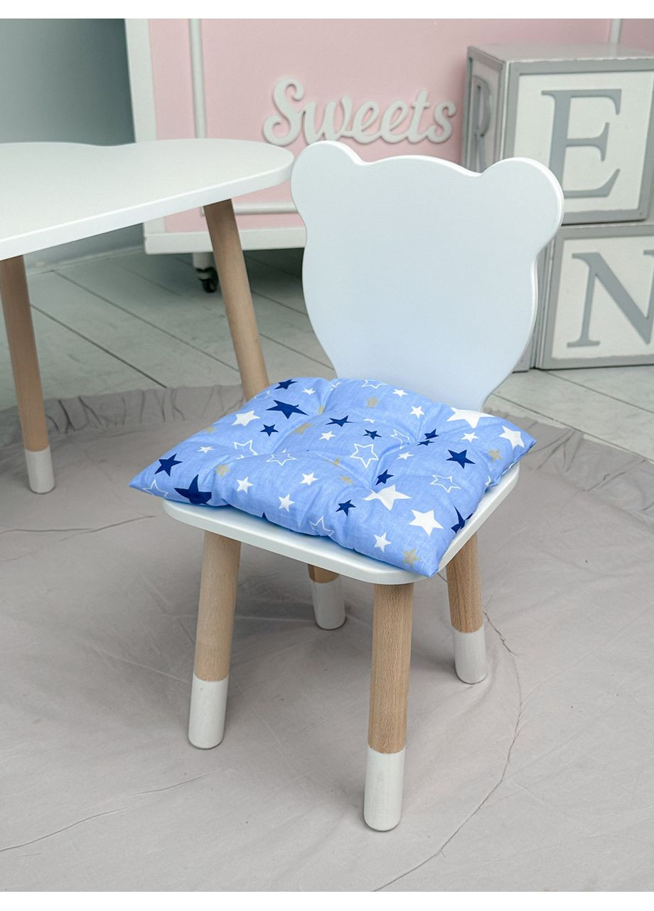 Подушка м'яка для дитячого стільчика з зав'язками No Brand (372793006)