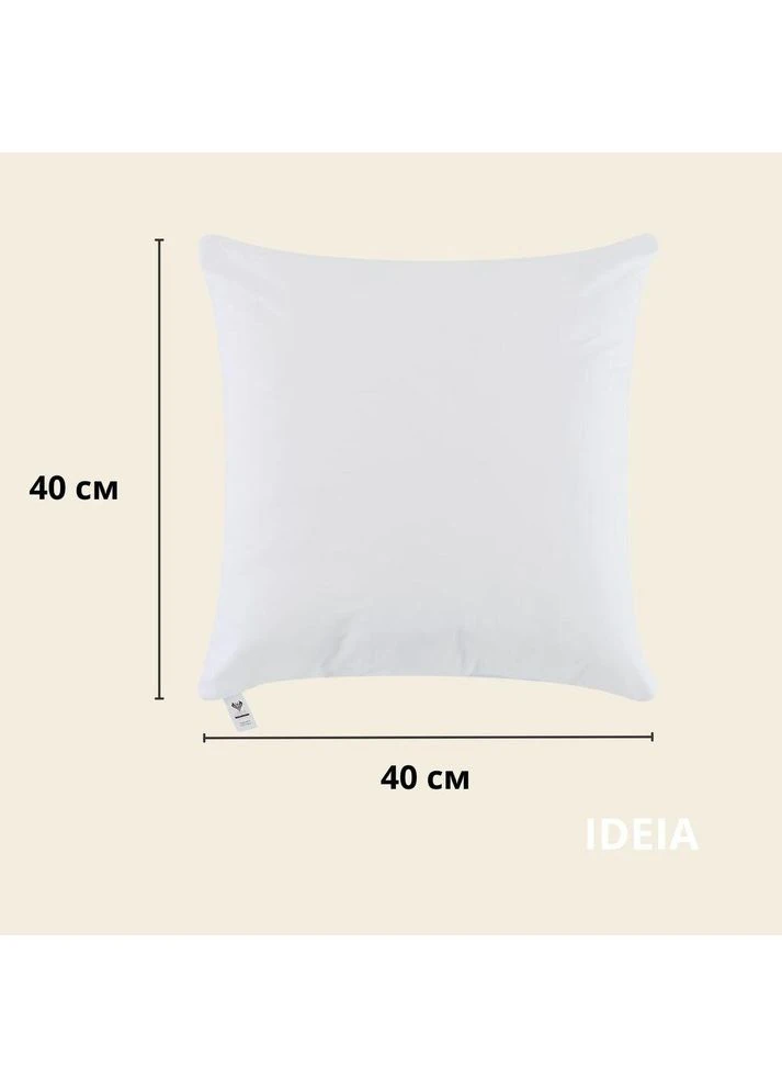 Подушка CLASSIC 40х40 см антиалергенна біла основа для декоративної наволочки IDEIA (386252600)