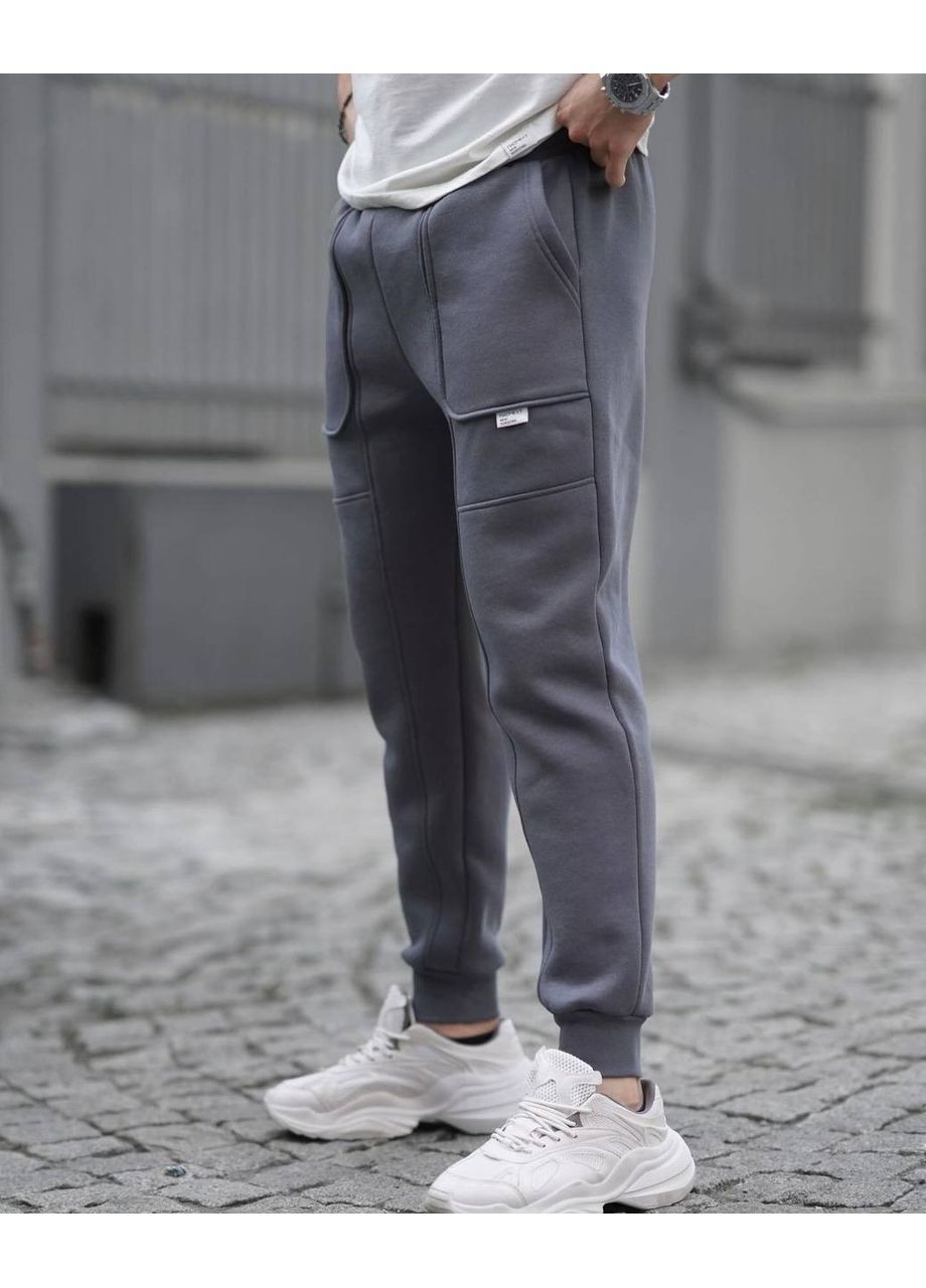 Штани, колір Темно-сірий Fashion (362415538)