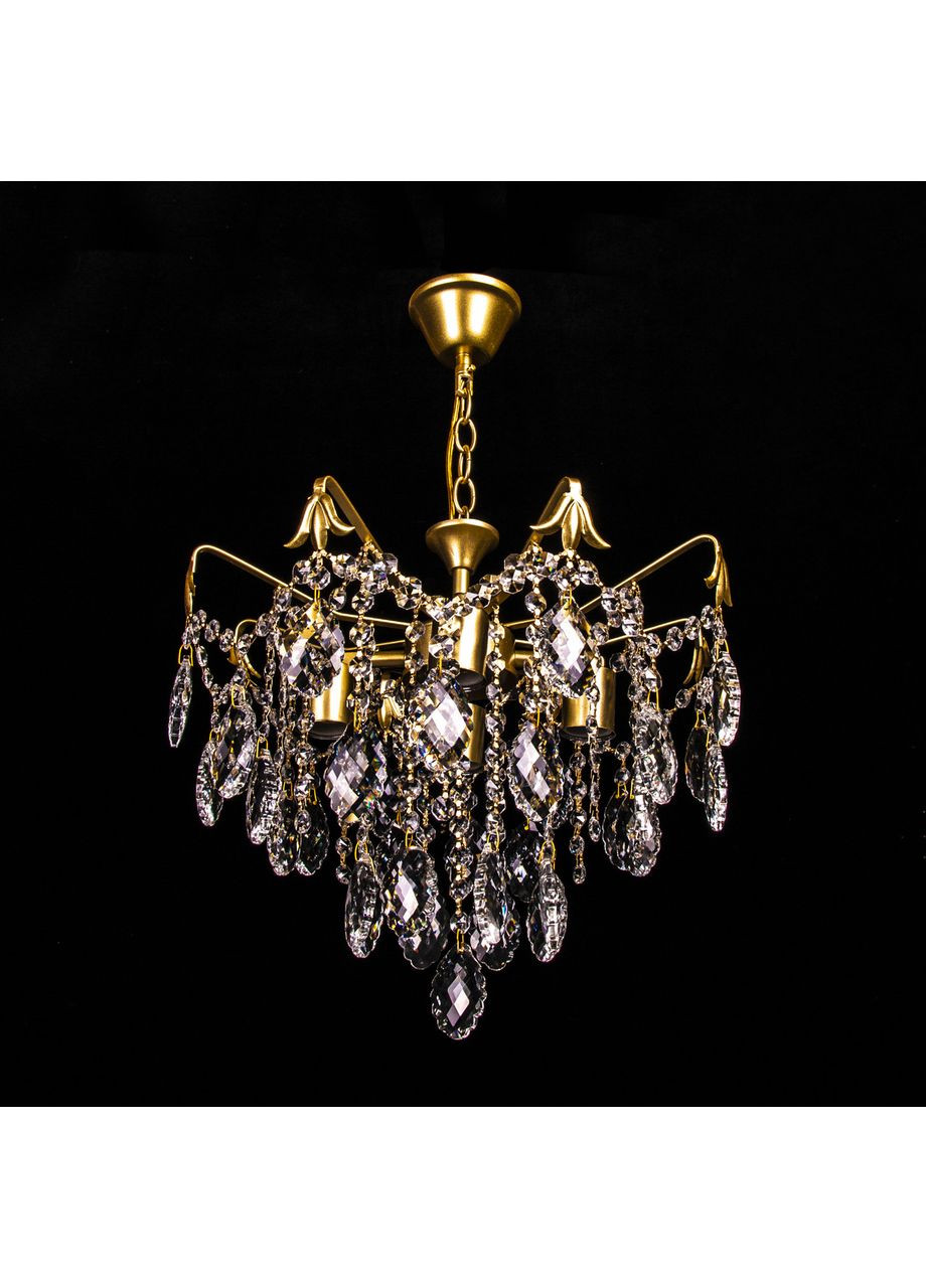 Класична кришталева люстра на ланцюзі на 4 лампочок E2041/4 No Brand (352229761)