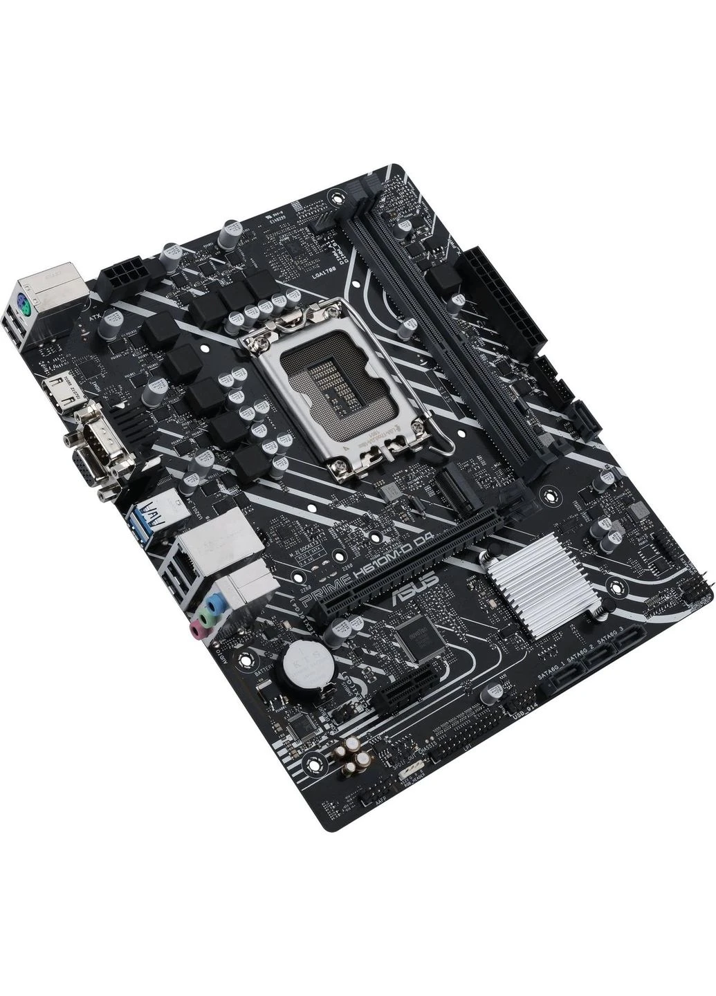 Материнcька плата PRIME H610M-D D4 s1700 H610 2xDDR4 M.2 HDMI D-Sub mATX (90MB1A00-M0EAY0) Asus (401459555)