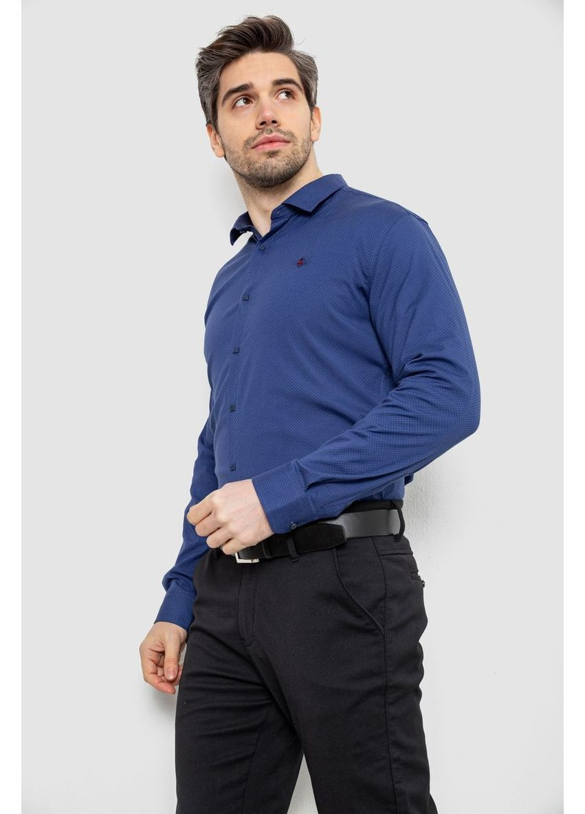 Сорочка чоловіча однотонна з принтом,, 186R2029 Ager (373393546)