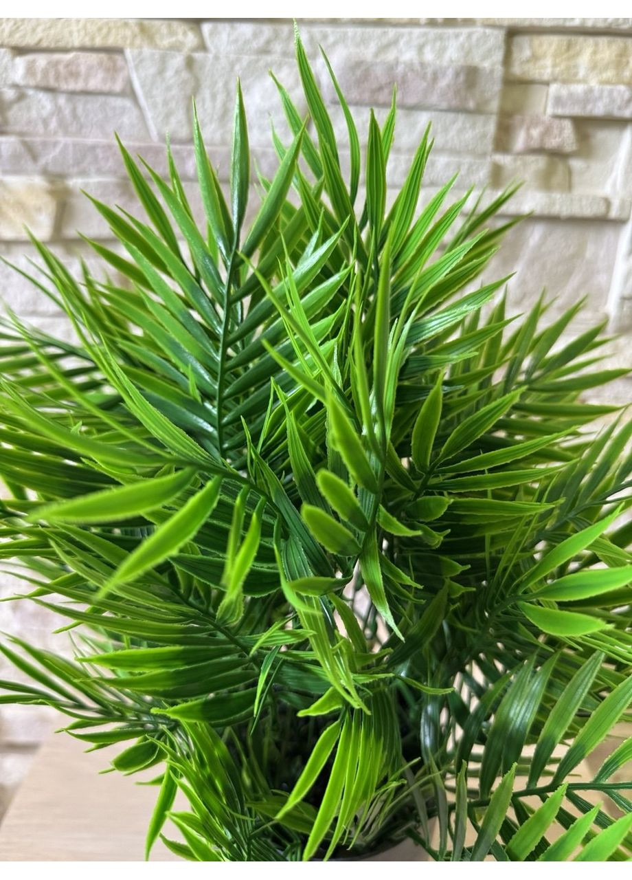 Искусственная пальма 40 см Искусственная пальма маленькая в горшке Декоративная пальма на стол Пластмакс (372838087)