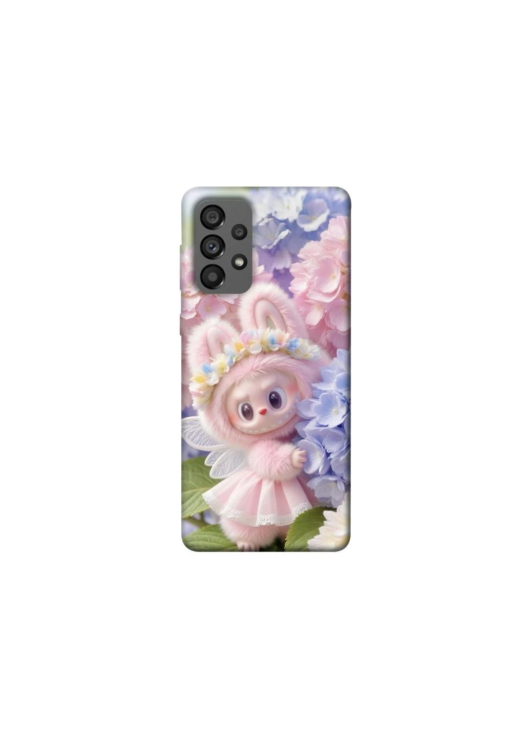 Чехол на Samsung Galaxy A73 5G Labubu & Flowers ver.1 Frontalka (354667769)