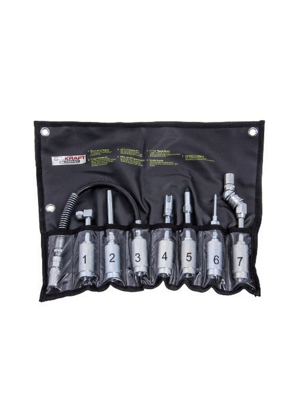Набір насадок для шприц-масляни 7од. G.I.Kraft (289368781)