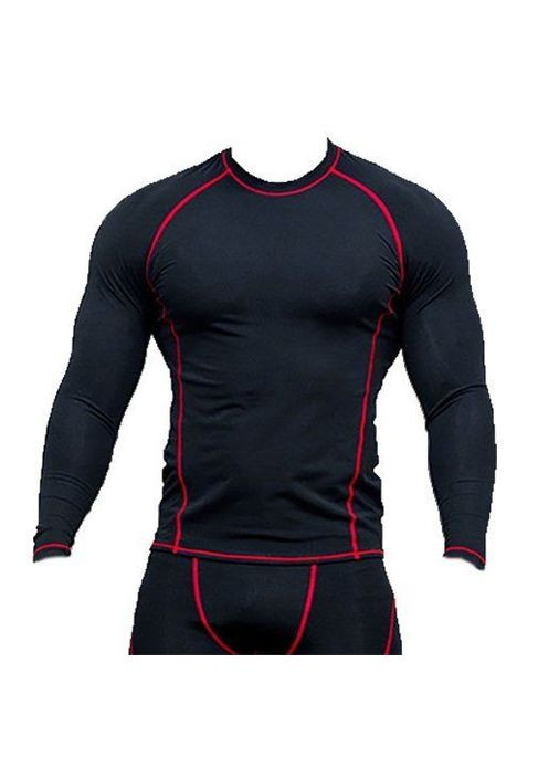 Рашгард мужской R4-Y74 M Черный, TOTALFIT (315151447)