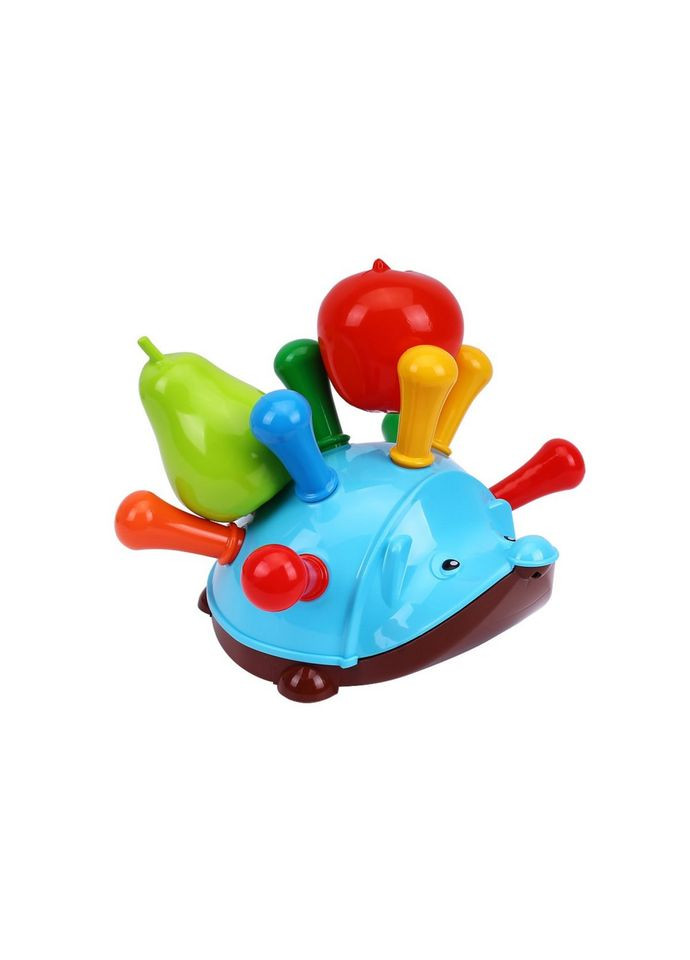 Детская развивающая игрушка "Ежик" ТехноК 8300TXK на колесах (Голубой) No Brand (330603208)