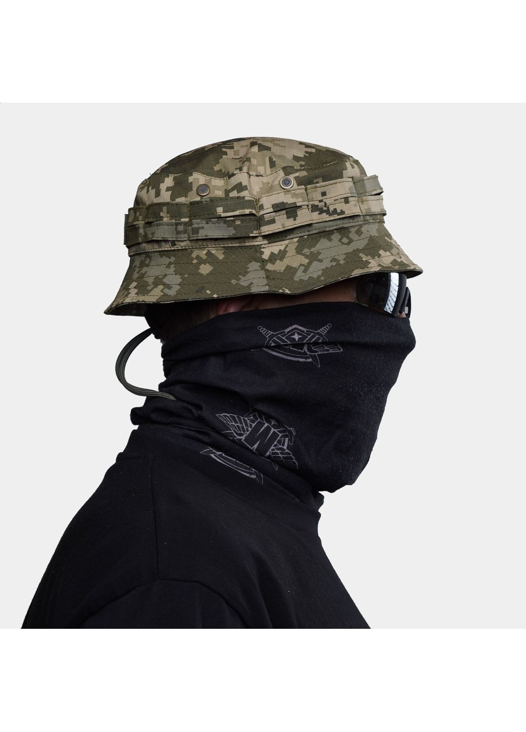 Панама со скошенными полями Pixel Flexible (Пиксель Эластан) M UATAC (353302576)