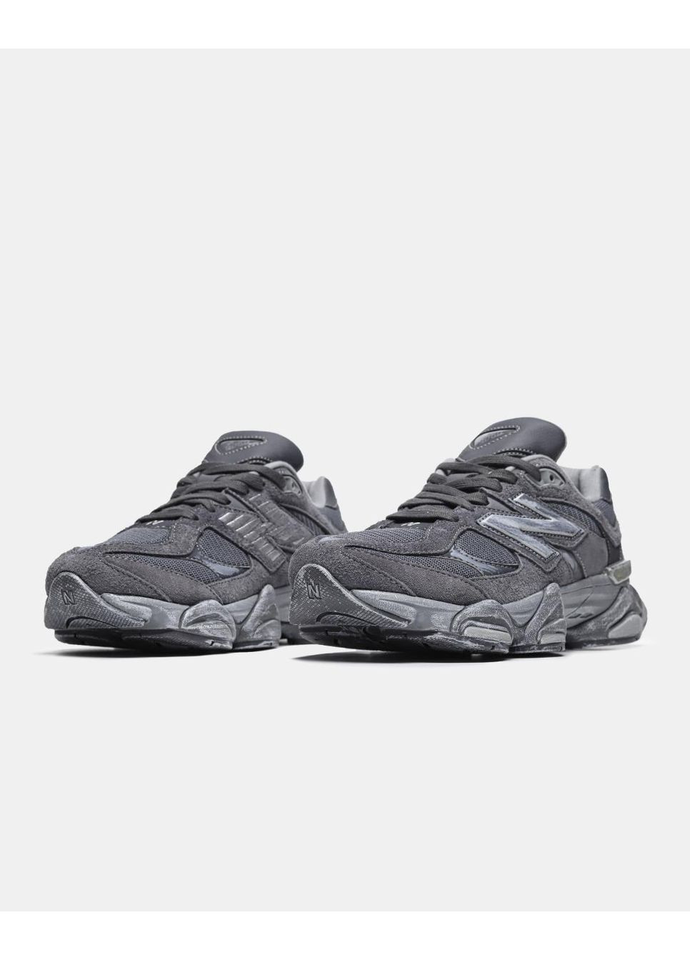 Серые демисезонные кроссовки мужские new balance 9060 gray v3 нью беланс 9060 No Brand