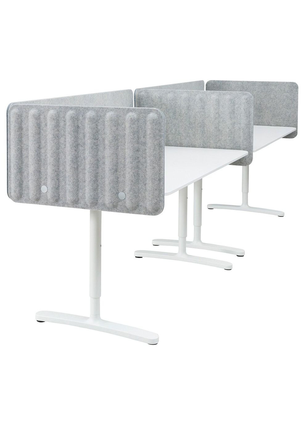 Письмовий стіл з ширмою ІКЕА BEKANT 320х80 48 см (s99387385) IKEA (278406172)