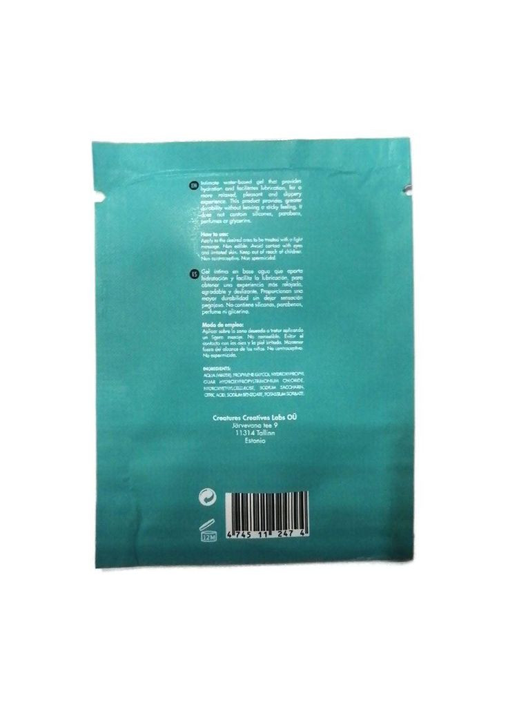 Пробник гель-лубрикант для чутливої шкіри Natural Pure (4 мл) Driminals (305394539)