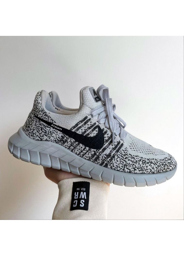 КРОССОВКИ ЖЕНСКИЕ NIKE ALL ZOOM НАЙК АИР ЗУМ No Brand чёрные демисезоны (367169185)