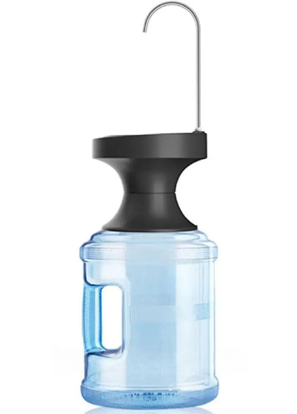 Помпа диспенсер дозатор электрическая аккумуляторная с местом для стакана на бутыль для воды 41х18х15 см (476792-Prob) Черная Unbranded (290983272)