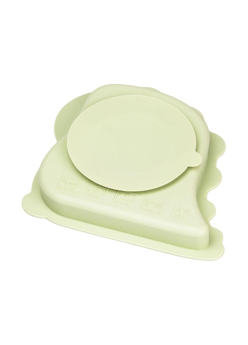 Детский набор силиконовой посуды 3 предмета зеленый HP34545G TS Kitchen (370969299)