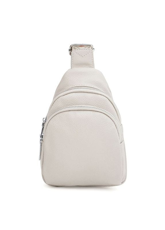 Женский кожаный рюкзак через плечо K15-606w-white Borsa Leather (366343725)