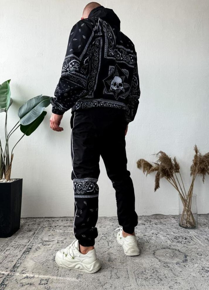 Костюм анорак джогери чоловічий стильний вітрозахисний одяг Україна плащівка No Brand (336069263)