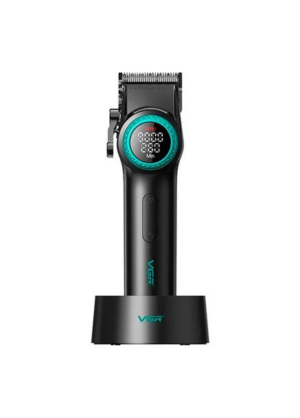 Акумуляторна машинка для стрижки VGR V-001, 10 насадок, 9000 RPM, АКБ 4600 mAh, LED дисплей Esonstyle (363832154)