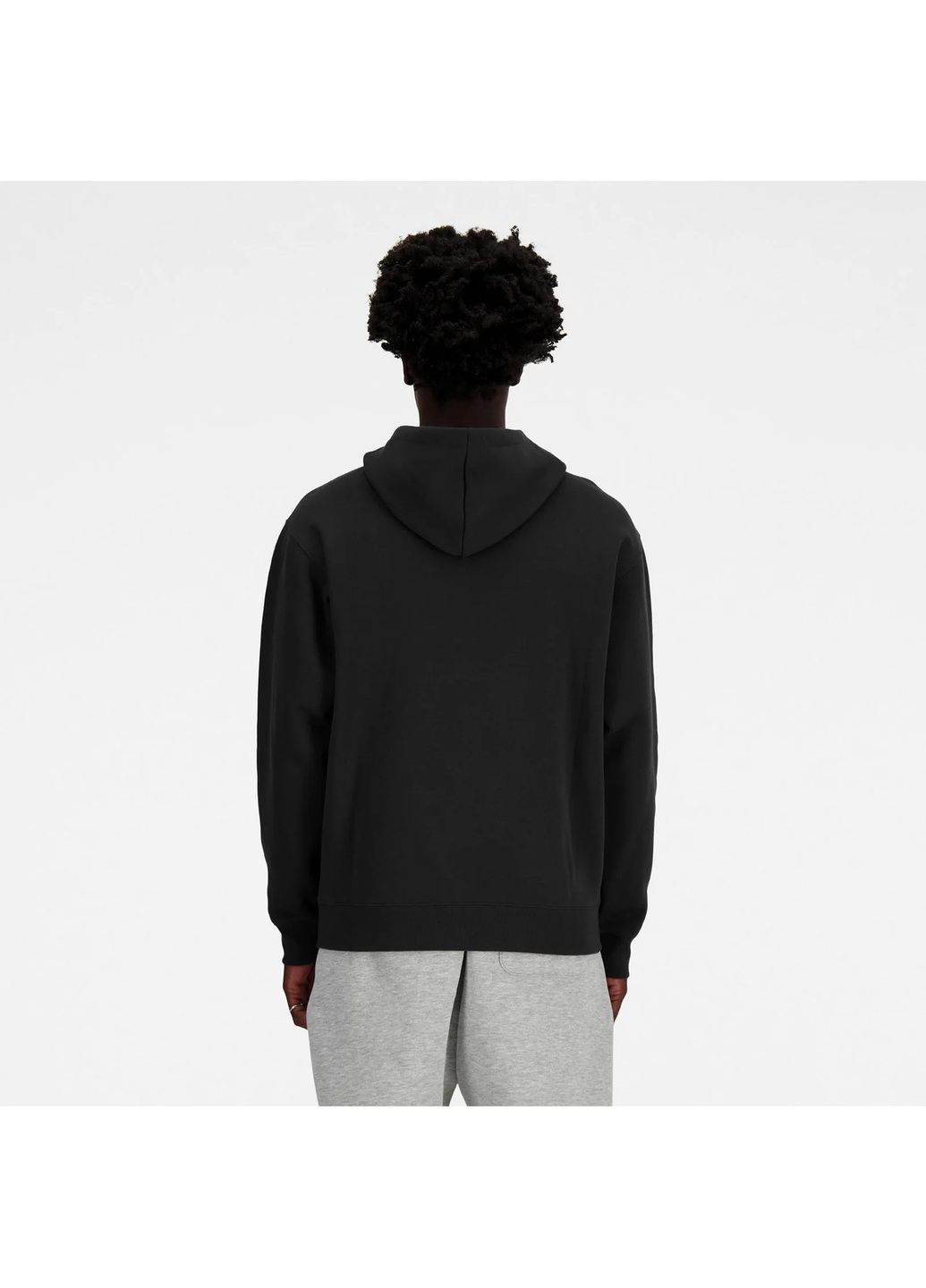 Женская толстовка Sport Essentials Full Zip Black MJ41502BK New Balance (364837463)