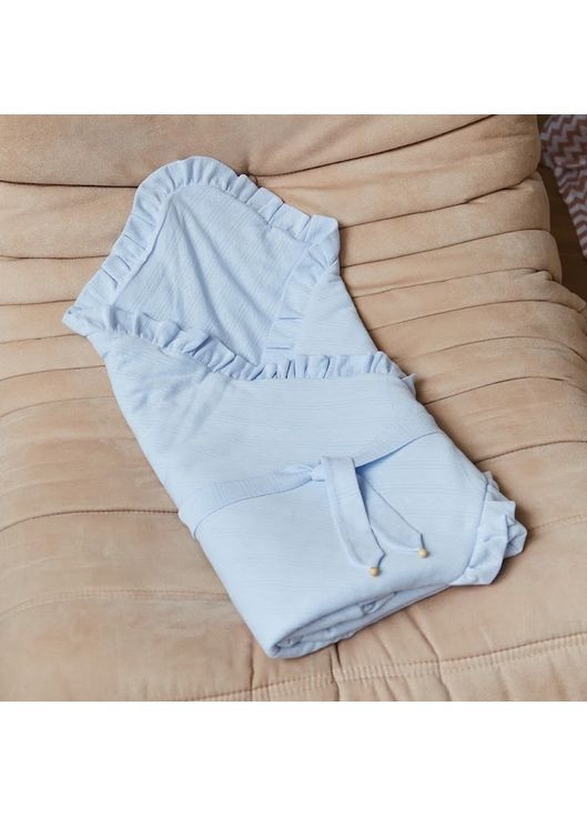 Конверт-плед на выписку Softie, интерлок, 90x90 см, голубой () Twins 9015-TSF-04 (362200699)