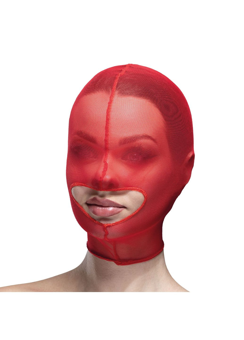 Маска сетка с открытым ртом Hood Mask Red Feral Feelings (289874037)