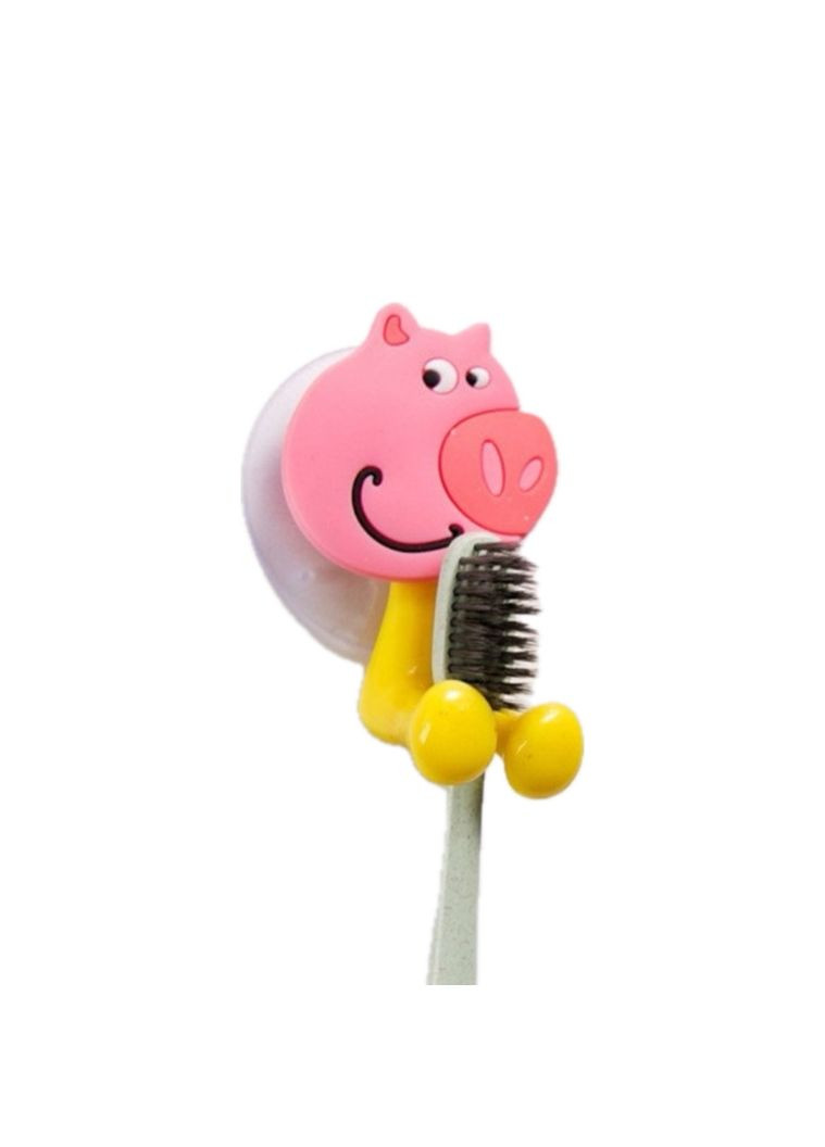 Дитячий тримач для зубних щіток на присосці Мила Свинка China (366875051)