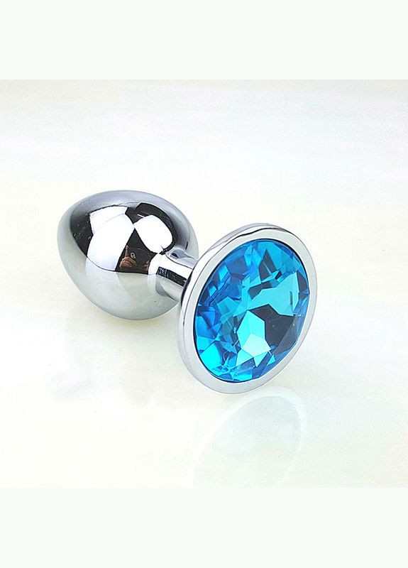 Анальная пробка М 3,4 см большая Swarovski Crystal Plug Focus (303896623)