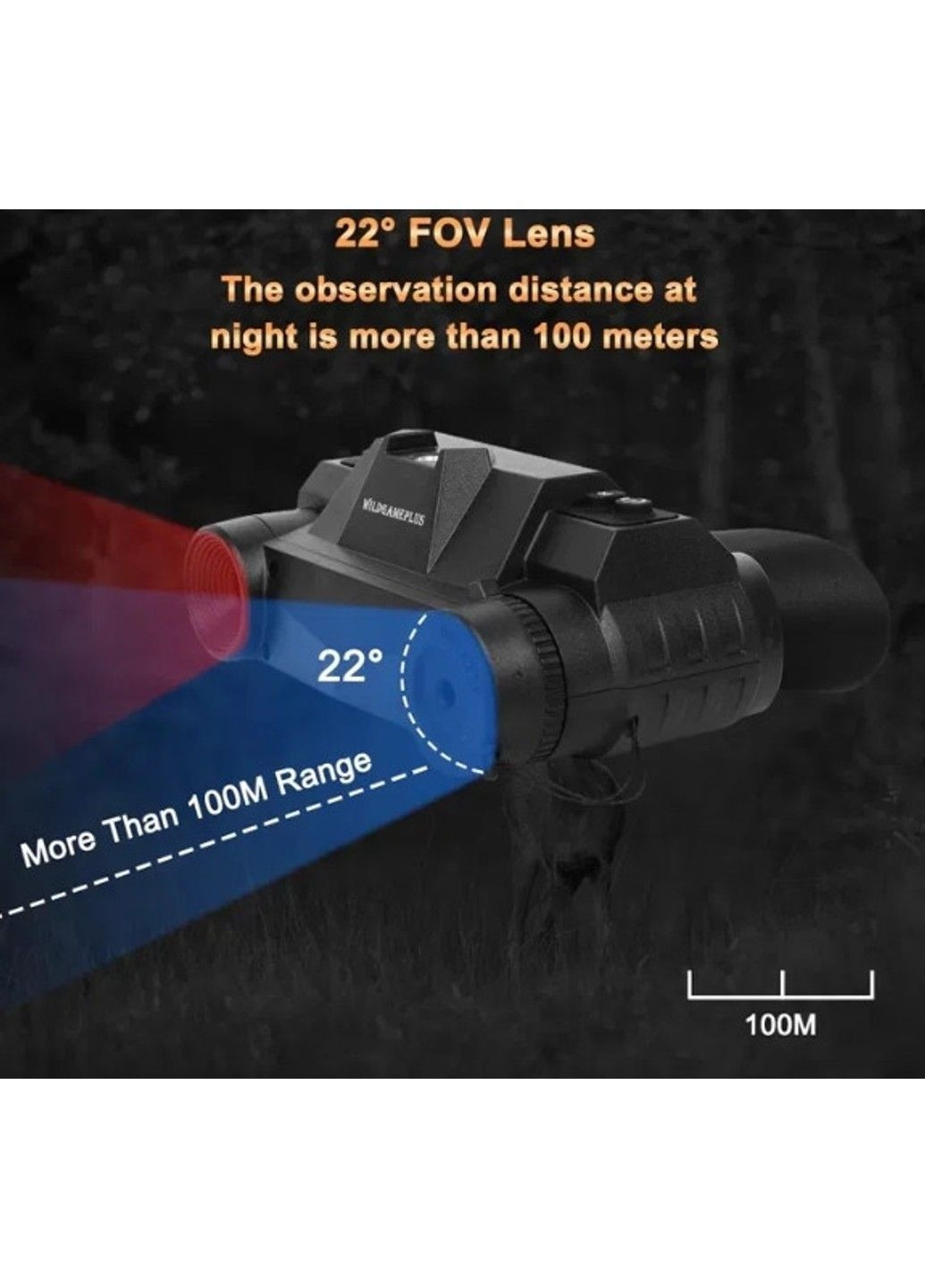 Night Vision Прибор ночного видения G1 4.5х 1920x1080P невидимая волна 940nm с креплением на голову No Brand (331640497)