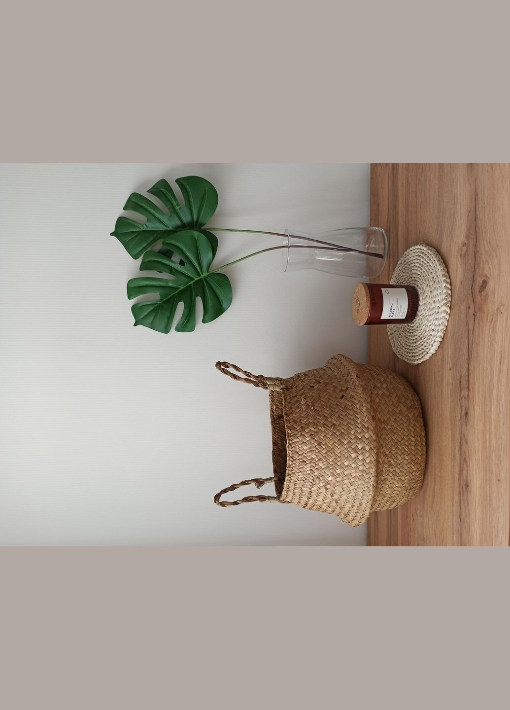 Кошик L 32х28 см плетений No Brand (347645558)