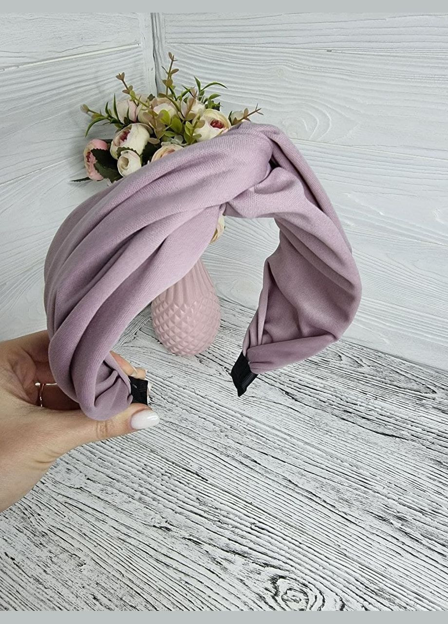 Обруч - чалма для волосся широкий переплетений світло Hand Made (315889610)