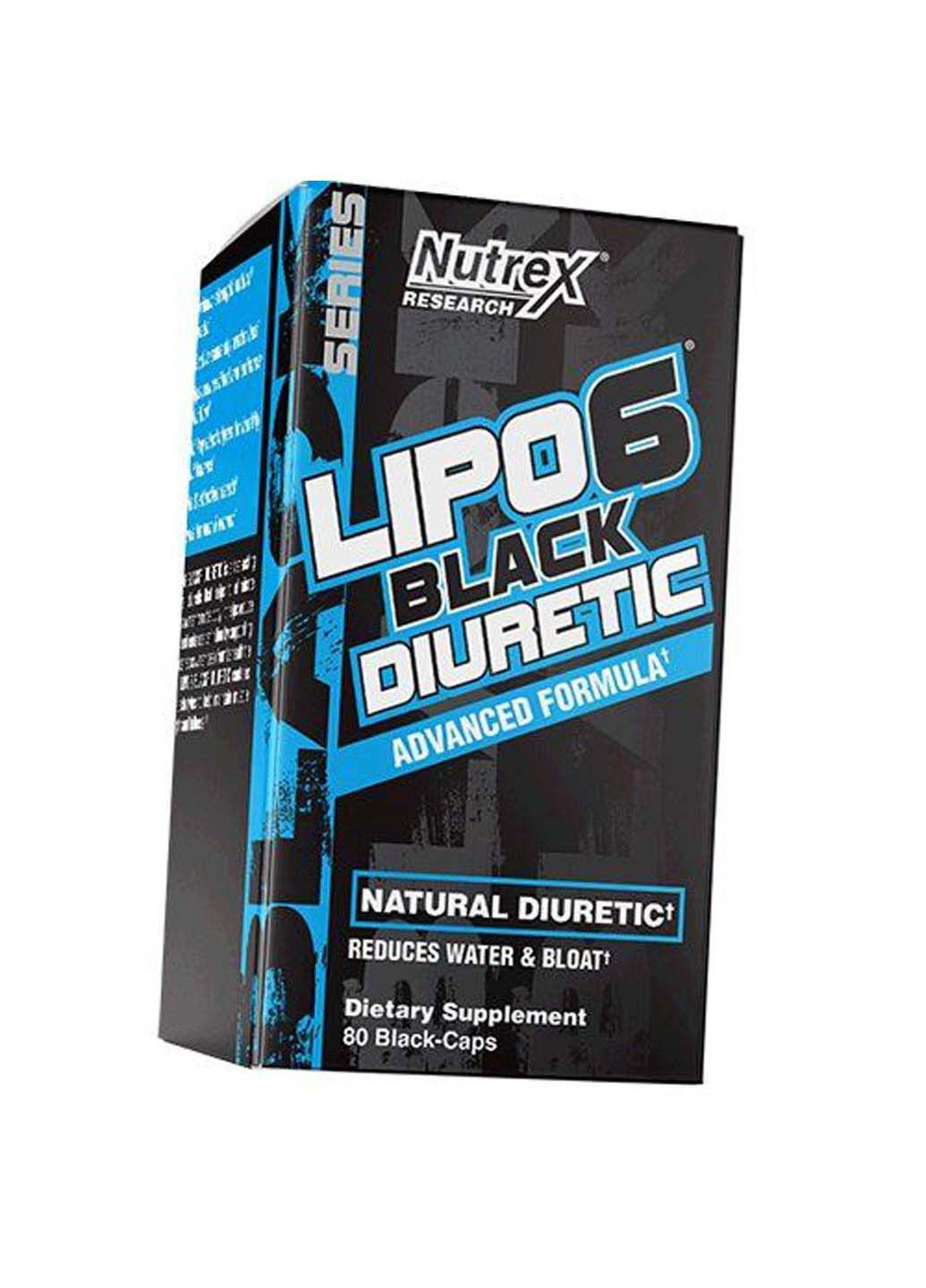 Диуретик мочегонное средство Lipo-6 Black Diuretic 80 капс Nutrex (292711004)