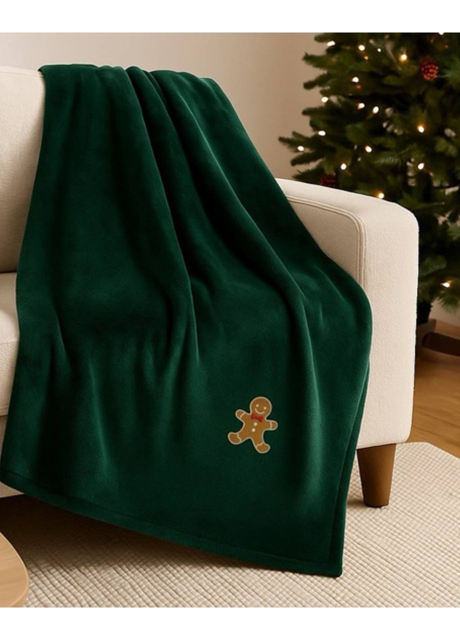 Плед покривало 170х210 см велсофт IDEIA Різдво (369967347)