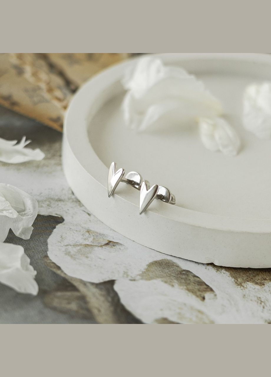 Серьги серьги с фианитами. Каштан (342334676)