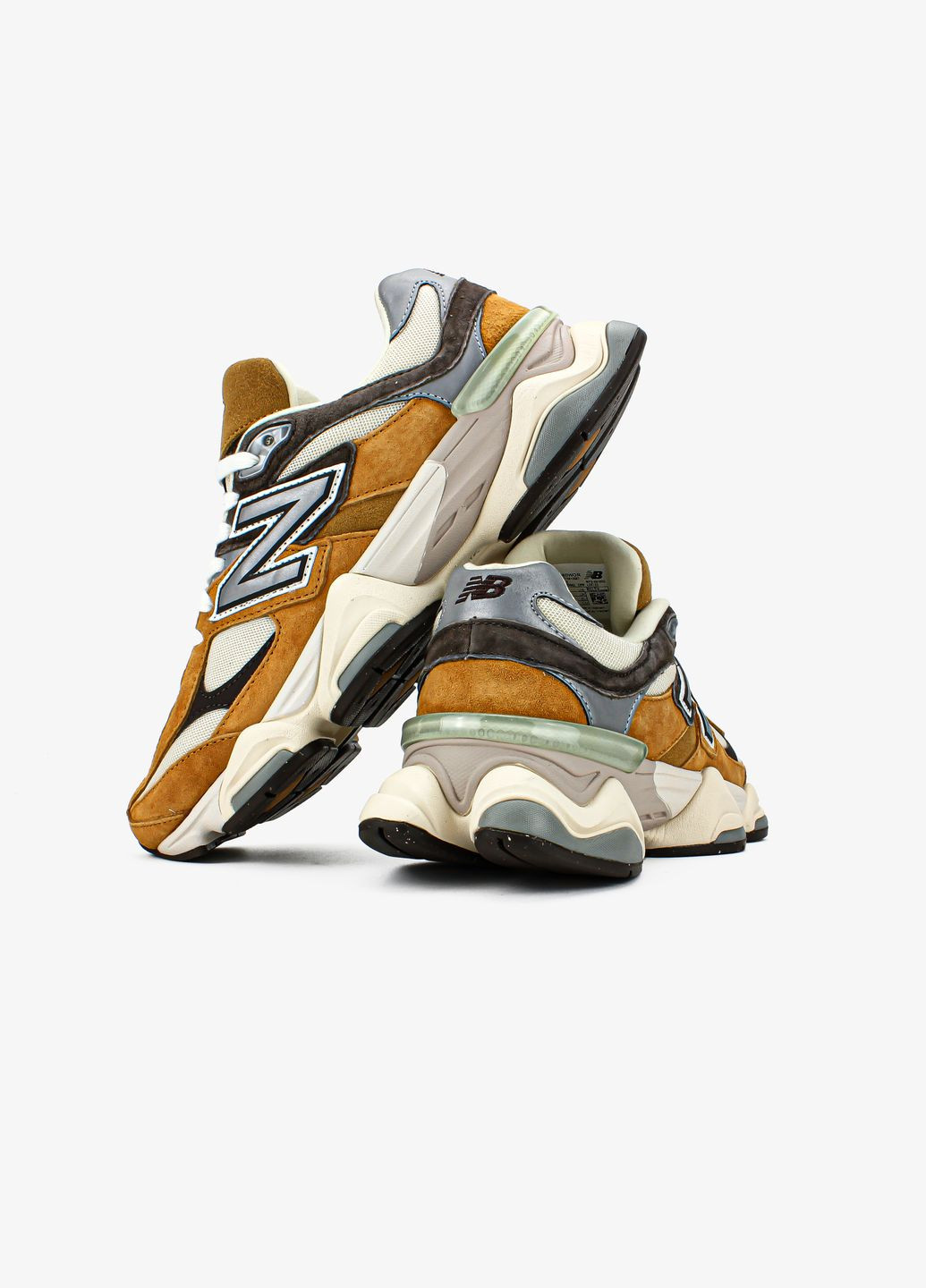 Кросівки жіночі і чоловічі New Balance 9060 workwear brown | Нью Беланс 9060 коричневі No Brand коричневі всесезони (311675138)