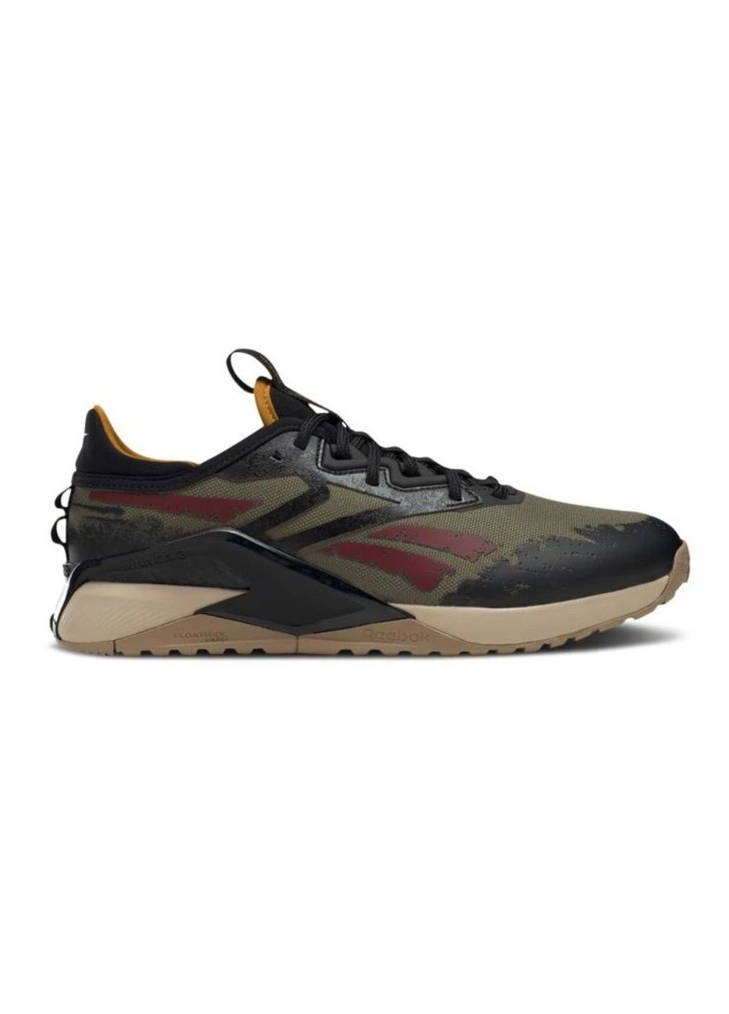 Оливковые (хаки) демисезонные jurassic world adventure shoes Reebok Nano X2