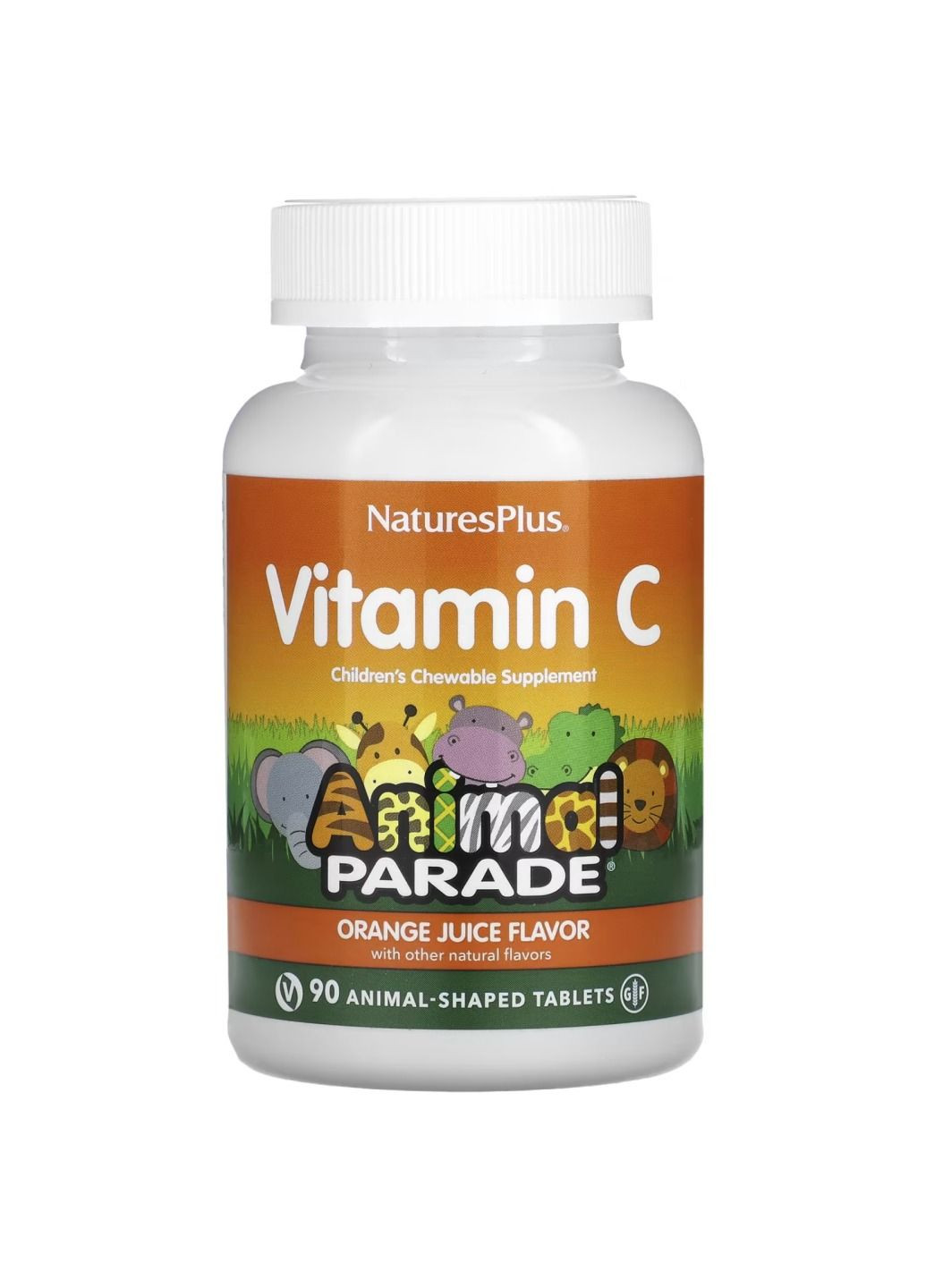Комплекс вітамінів Vit C Chewable - 90 tabs Nature's Plus (280917101)