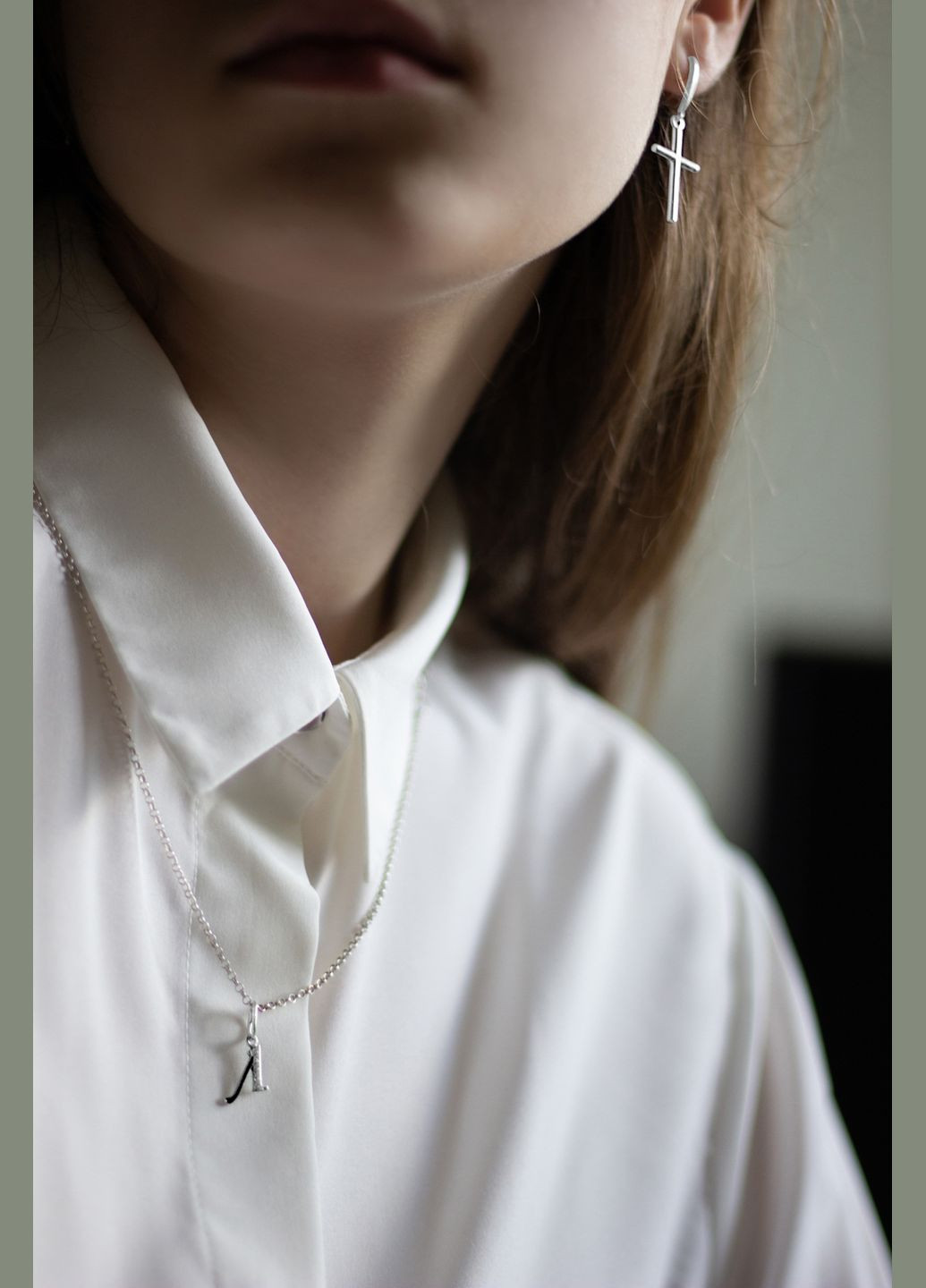 Серебряные серьги (4746) IRIJ (331016903)