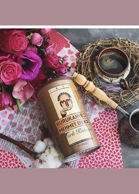 Турецька кава мелена Kurukahveci Mehmet Efendi 500 г Оригінал, кава для турки No Brand (347311715)