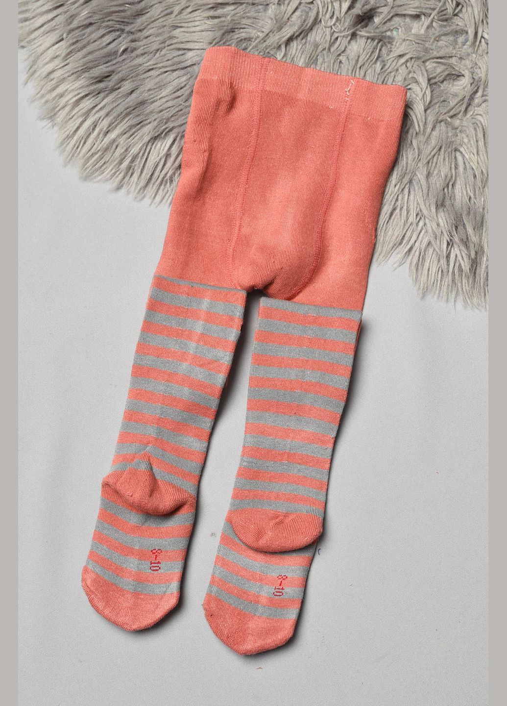 Колготы детские махровые для девочки терракотового цвета с рисунком Let's Shop (306426811)