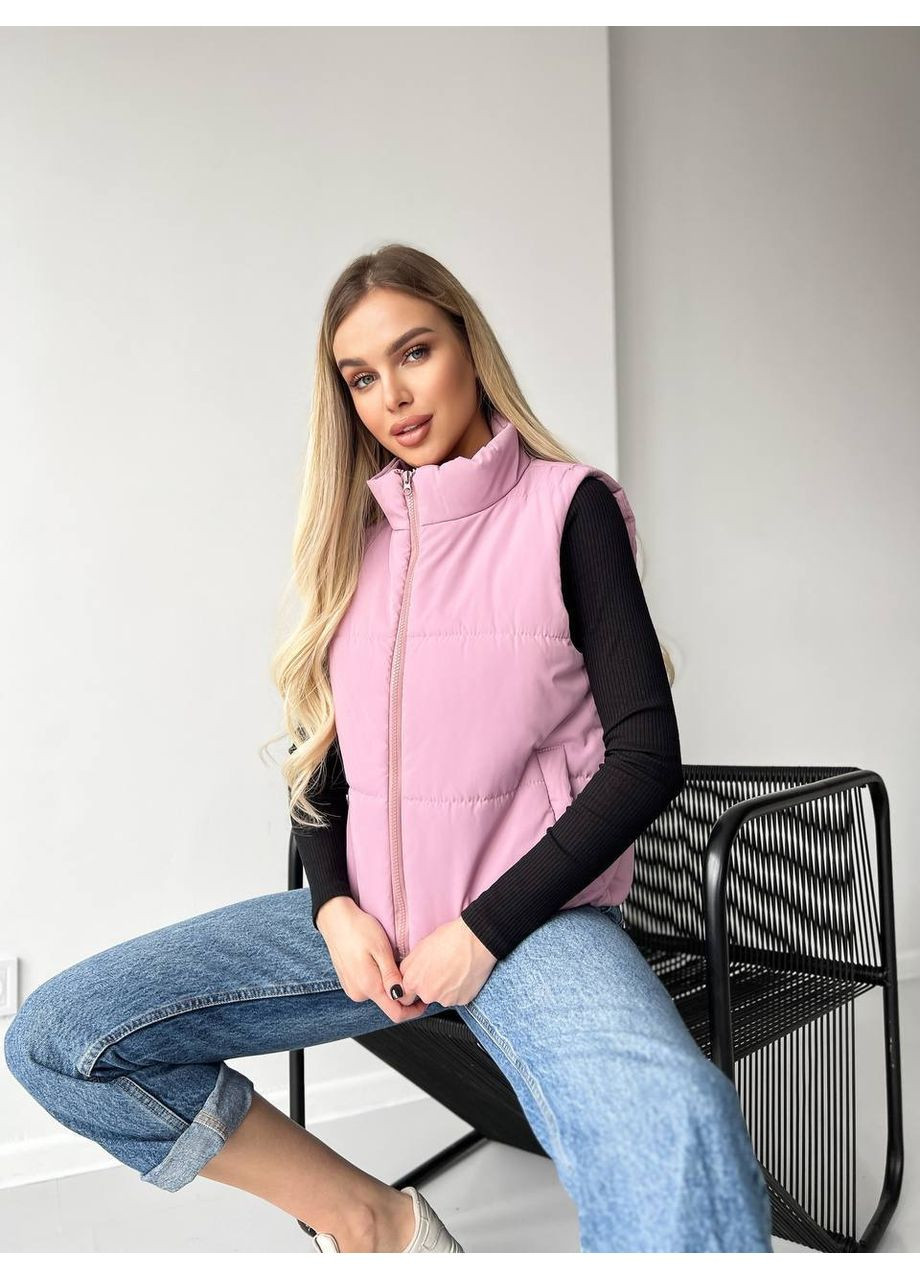 Базовая жилетка женская на синтепоне 150 (Замеры в описании) DK/DL Мода без кордонів (366725506)