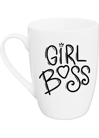 Кружка Girl BOSS KV-D-1799 360 мл белая KVARTA (381708405)
