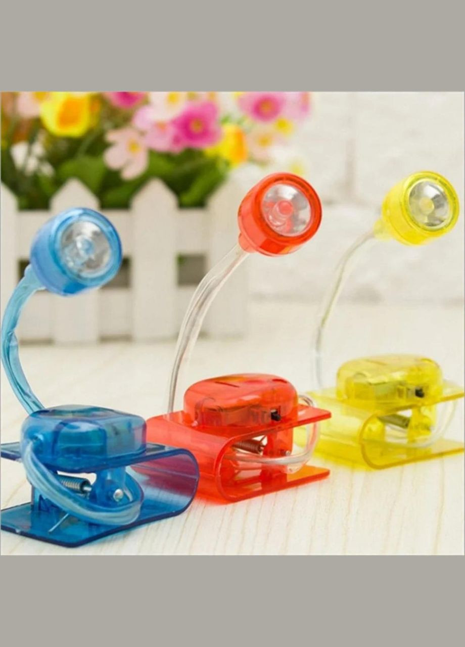 Светильник прозрачный портативный для книг на прищепке A.G. (320673532)