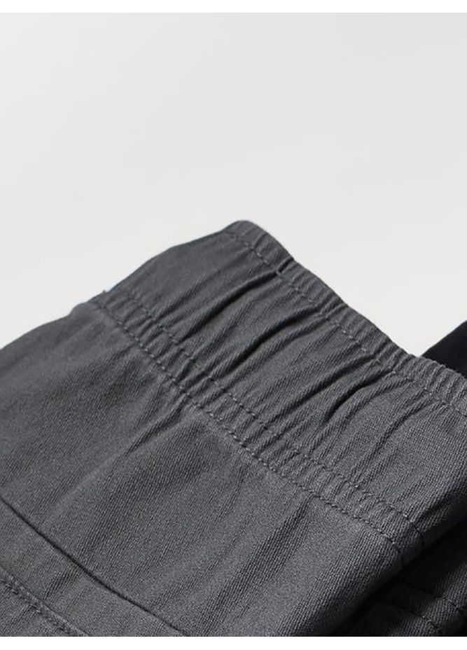 Серые спортивные демисезонные брюки H&M